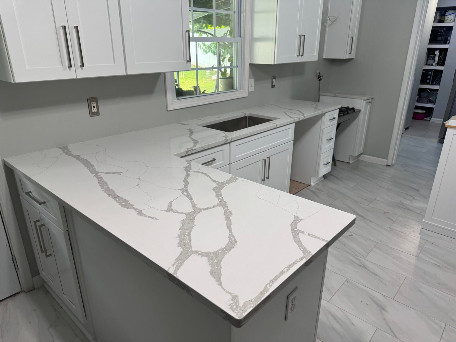 Modern Transitional Kitchen Remodel by Essential Granite GA Countertops — Project 1 project photo